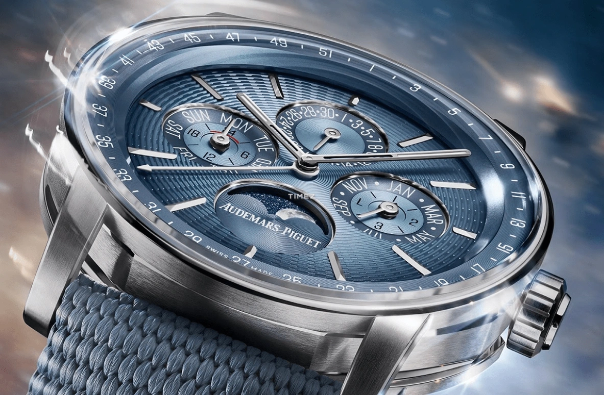 Audemars Piguet,CODE 11.59 41mm,41mm,White Gold,Blue,Automatic,Moonphase,Perpetual Calendar,Month,Date,55hours,In-house Caliber,26494BC,26494BC.OO.D350KB.01