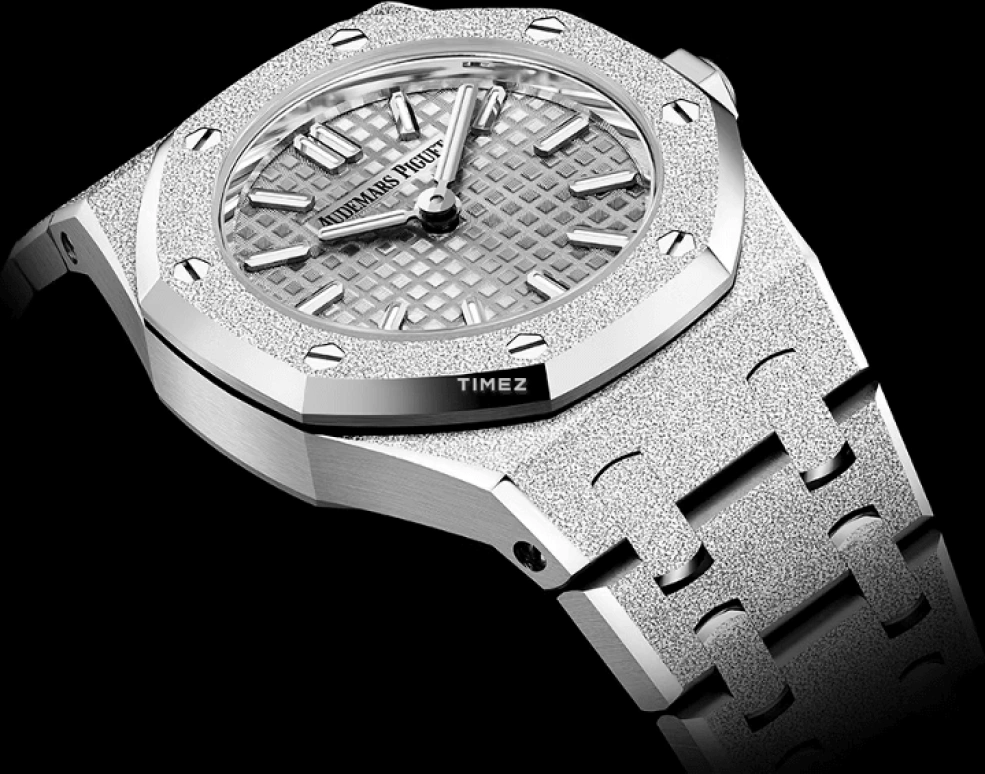 Audemars Piguet,Royal Oak 23mm,23mm,White Gold,Silver,Quartz,In-house Caliber,Sapphire,67630BC,67630BC.GG.1312BC.01-C
