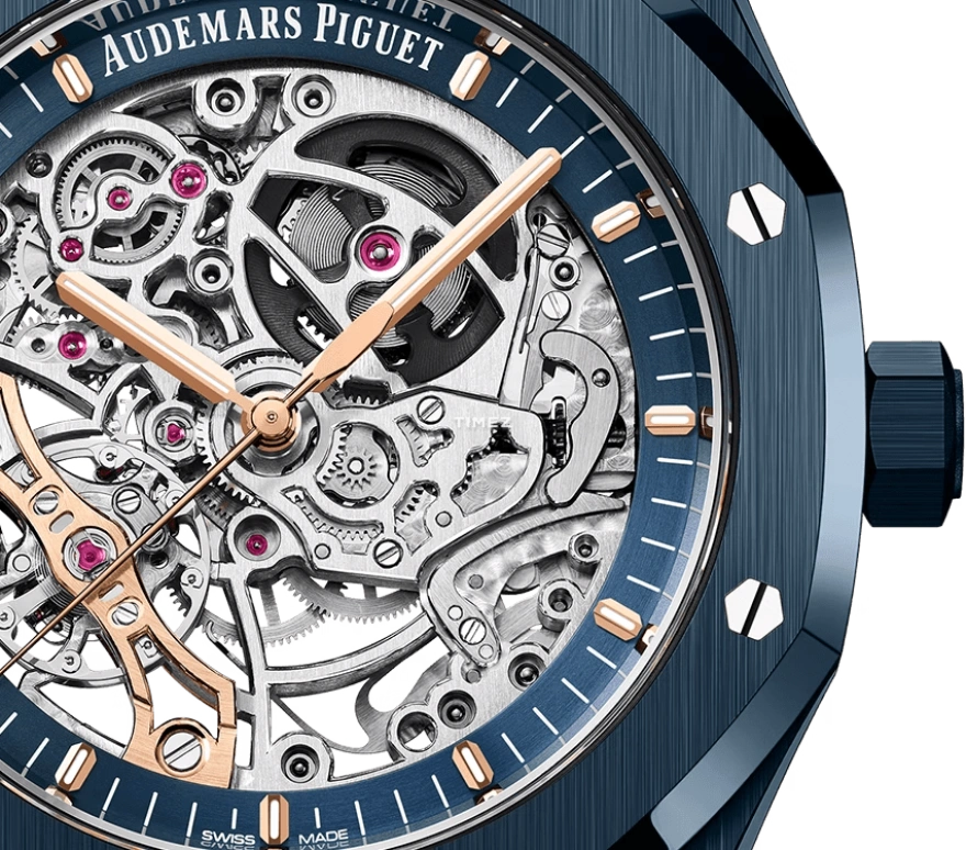Audemars Piguet,Royal Oak 41mm,41mm,Ceramic,Silver,Automatic,Double Balance,45hours,15416CD,15416CD.OO.1225CD.01