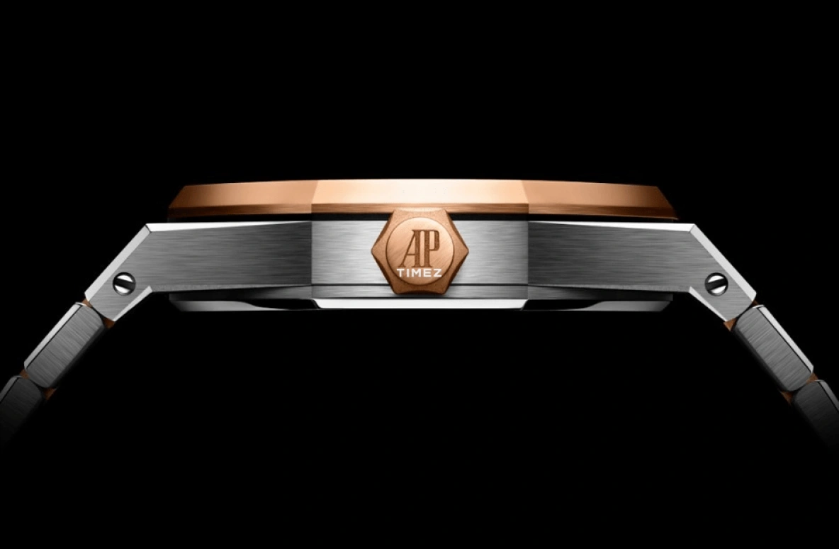 Audemars Piguet,Royal Oak 37mm,37mm,Stainless Steel,Rose Gold,Silver,White,Automatic,Day,60hours,15550SR,15550SR.OO.1356SR.02