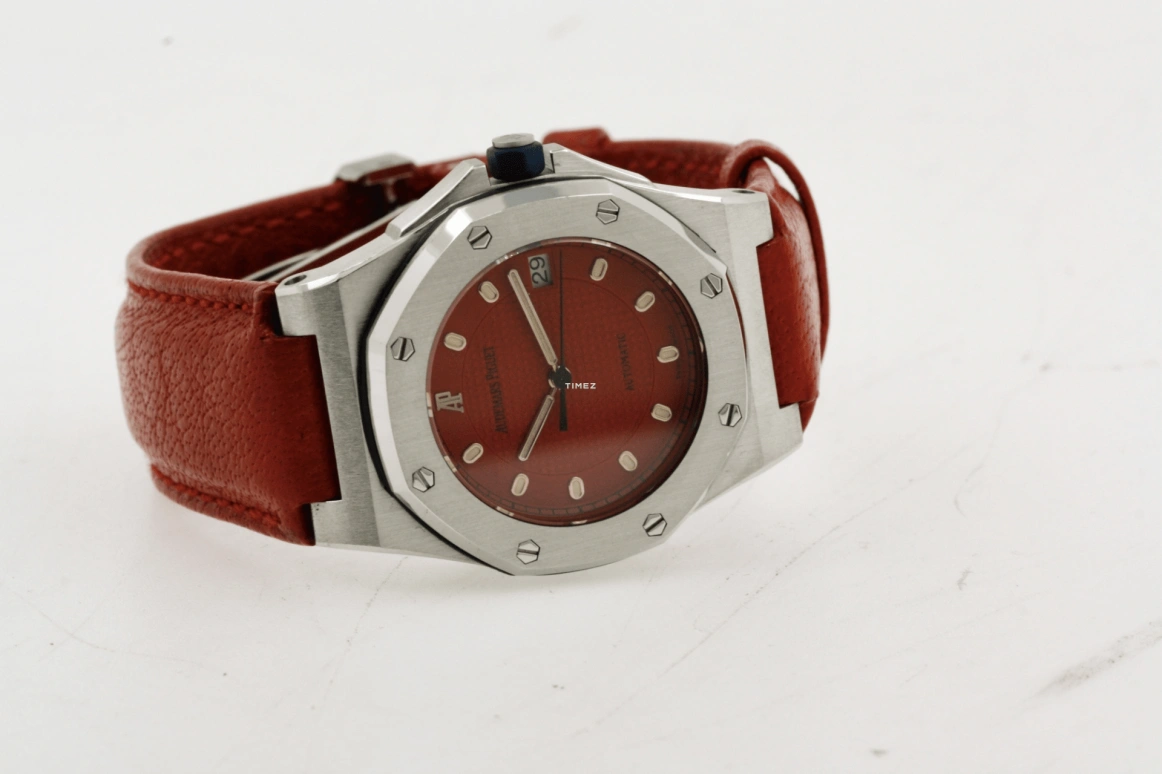 Audemars Piguet,Royal Oak Offshore 32mm,32mm,Stainless Steel,Red,Automatic,Day,Sapphire,77151ST,77151ST.O.0009.06
