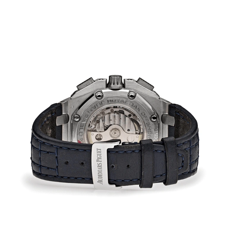 Audemars Piguet,Royal Oak Offshore 42mm,42mm,Carbon,Platinum,Blue,Automatic,Chronograph,Day,26030PO,26030PO.OO.D021IN.01