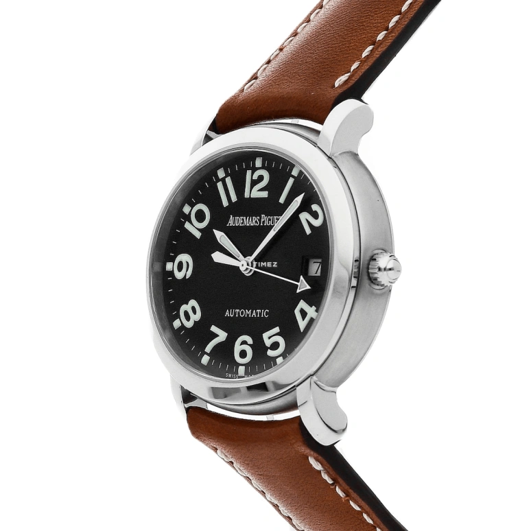 Audemars Piguet,Millenary 38mm,38mm,Stainless Steel,Black,Automatic,Day,40hours,15016ST,15016ST.OO.D080VS.01