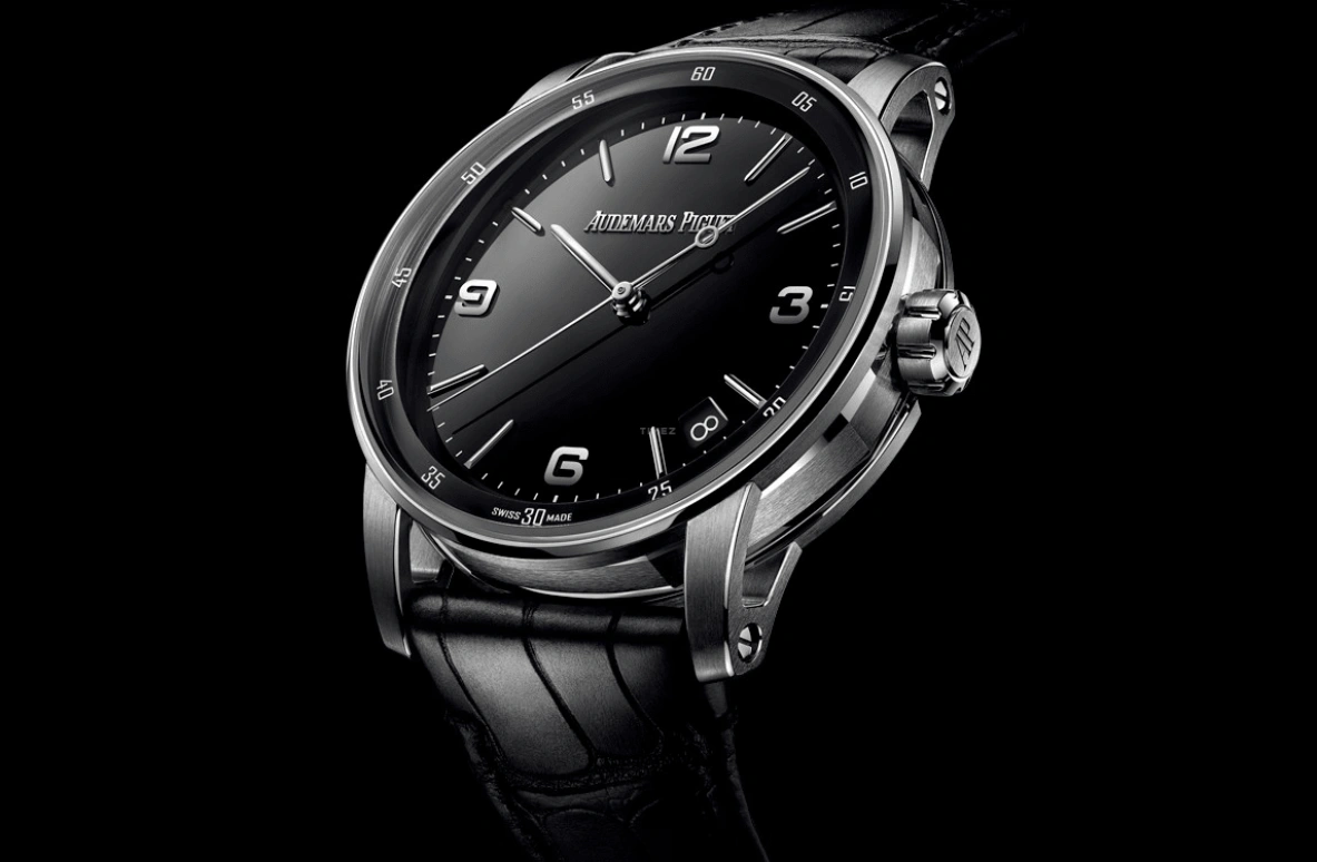 Audemars Piguet,CODE 11.59 41mm,41mm,White Gold,Black,Automatic,Day,70hours,15210BC,15210BC.OO.A002CR.01