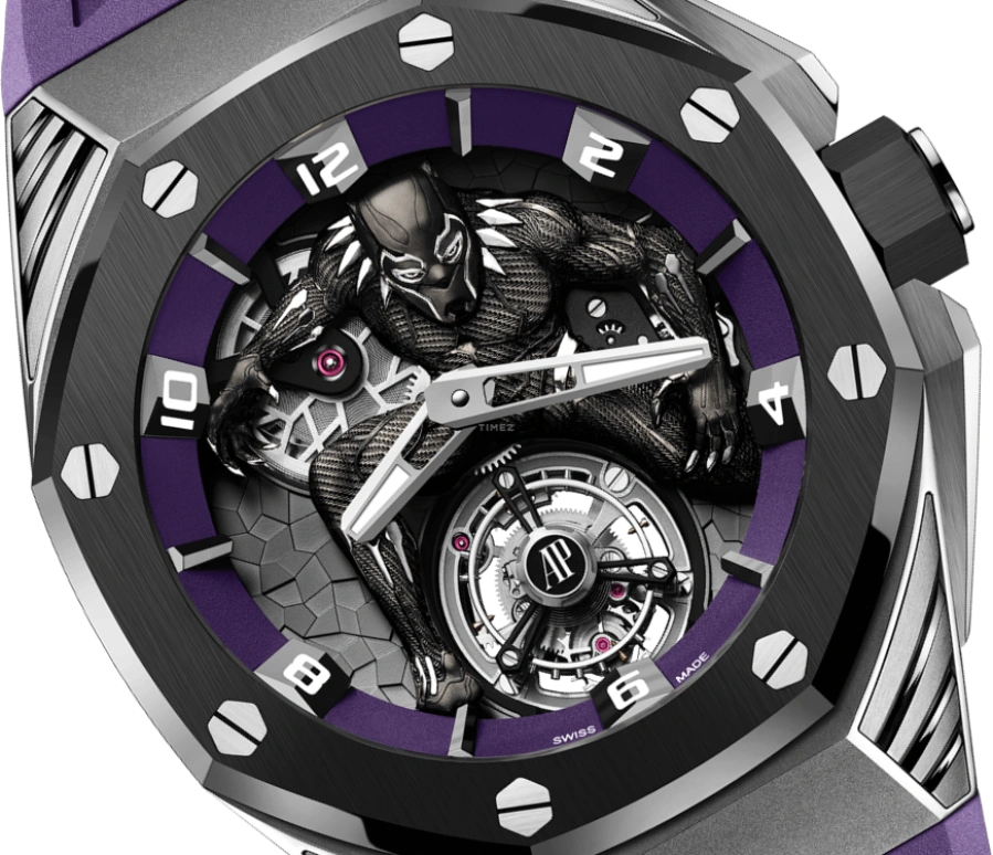 Audemars Piguet,Royal Oak Concept 42mm,42mm,Titanium,Ceramic,Multi-Color,Handwound,Tourbillon,72hours,Khaled Mohamed Khaled,Francisco Lindor,Draymond Green,LeBron James,DJ Khaled,Neymar,26620IO,26620IO.OO.D077CA.01
