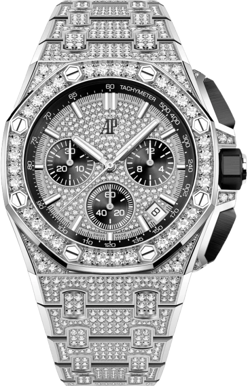Audemars Piguet,Royal Oak Offshore 43mm,43mm,Ceramic,White Gold,Black,Automatic,Chronograph,Day,Anant Ambani,26423BC,26423BC.ZZ.2100BC.01