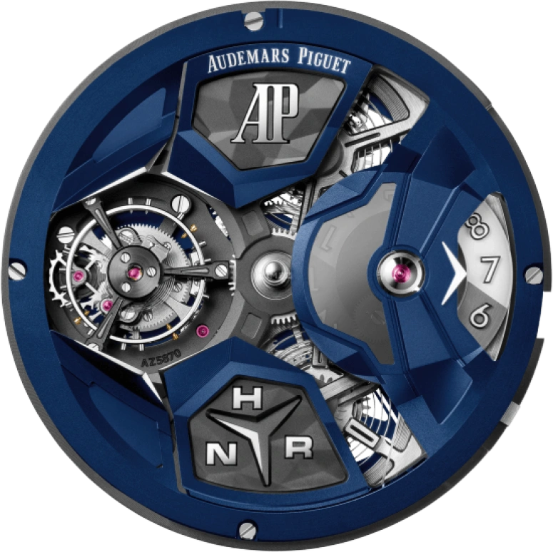 Audemars Piguet,Royal Oak Concept 44mm,44mm,Titanium,Ceramic,Skeleton,Handwound,Dule Time,Tourbillon,Function Selector,26589TI,26589TI.GG.D006CA.01