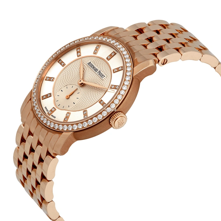 Audemars Piguet,Jules Audemars 33mm,33mm,Rose Gold,Rose,Silver,Handwound,48hours,In-house Caliber,77251OR,77251OR.ZZ.1270OR.01