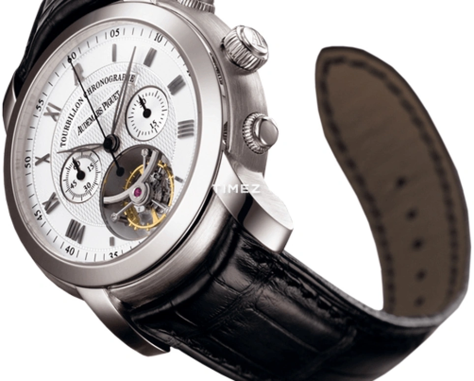 Audemars Piguet,Jules Audemars 43mm,43mm,White Gold,Silver White,Handwound,Chronograph,Tourbillon,26010BC,26010BC.OO.D002CR.01-18K