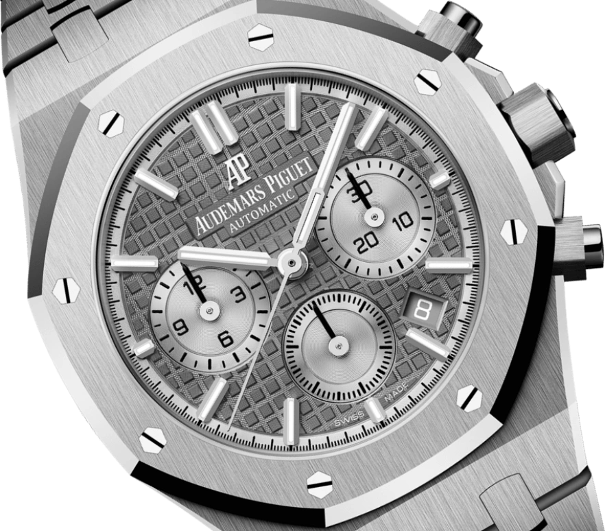 Audemars Piguet,Royal Oak 38mm,38mm,Stainless Steel,Grey,Automatic,Chronograph,Day,Nick Jonas,NickJ,nick,26315ST,26315ST.OO.1256ST.02