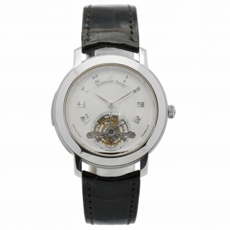 Audemars Piguet,Jules Audemars 40mm,40mm,White Gold,Silver,Handwound,Tourbillon,Minute Repeater,25858BC,25858BC.OO.D002CR.02