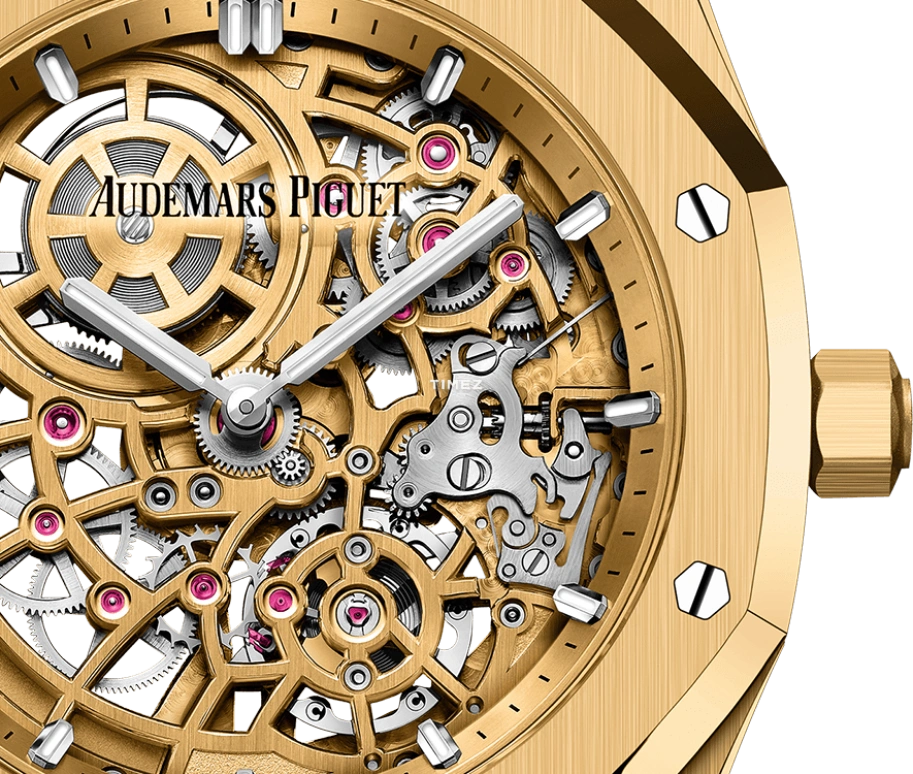 Audemars Piguet,Royal Oak 39mm,39mm,Yellow Gold,Skeleton,Gold,Automatic,55hours,In-house Caliber,Bukayo Saka,16204BA,16204BA.OO.1240BA.01