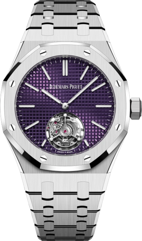 Audemars Piguet,Royal Oak 37mm,37mm,Stainless Steel,Purple,Automatic,Tourbillon,50hours,26660ST,26660ST.OO.1356ST.01