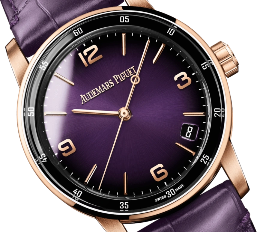Audemars Piguet,CODE 11.59 41mm,41mm,Pink Gold,Purple,Automatic,Day,70hours,15210OR,15210OR.OO.A616CR.01