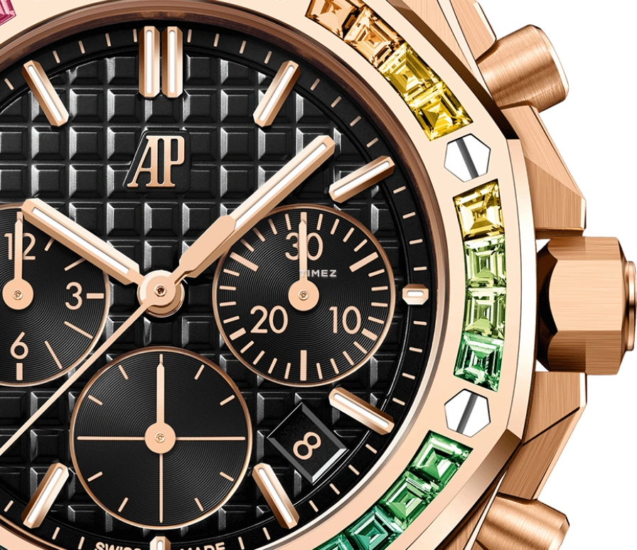 Audemars Piguet,Royal Oak Offshore 37mm,37mm,Rose Gold,Black,Automatic,Chronograph,Day,Aryna Sabalenka,26236OR,26236OR.YY.D002CA.01