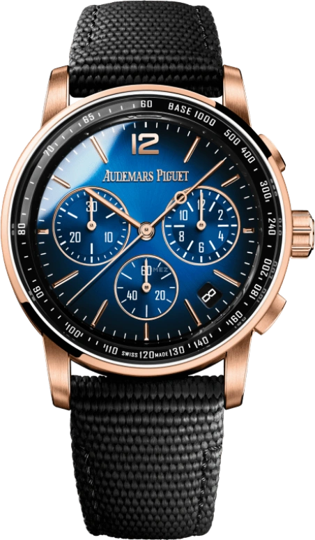 Audemars Piguet,CODE 11.59 41mm,41mm,Pink Gold,Purple,Automatic,Chronograph,Day,Flyback,26393OR,26393OR.OO.A002KB.03