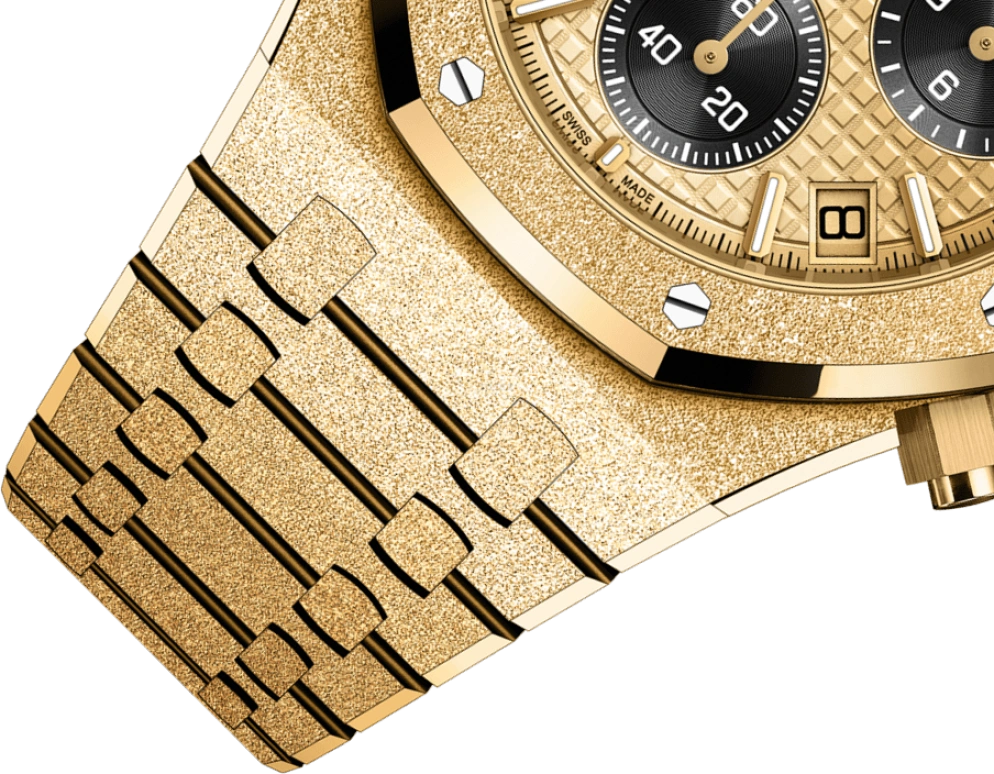Audemars Piguet,Royal Oak 41mm,41mm,Yellow Gold,Gold,Black,Automatic,Chronograph,Day,Flyback,Retrograde,40hours,In-house Caliber,Karim Benzema,26240BA,26240BA.GG.1324BA.01