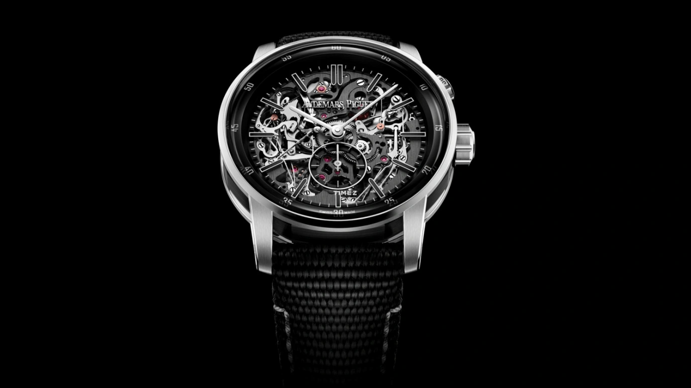 Audemars Piguet,CODE 11.59 41mm,41mm,Ceramic,White Gold,Skeleton,Grey,Handwound,Minute Repeater,Grande Sonnerie,Petite Sonnerie,26397NB,26397NB.OO.D002KB.01