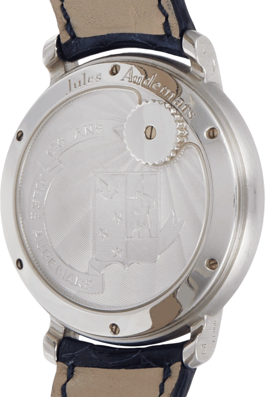 Audemars Piguet,Jules Audemars 40mm,40mm,Platinum,Blue,Automatic,Day,Power Reserve Indicator,Tourbillon,25964PT,25964PT.OO.D022CR.01