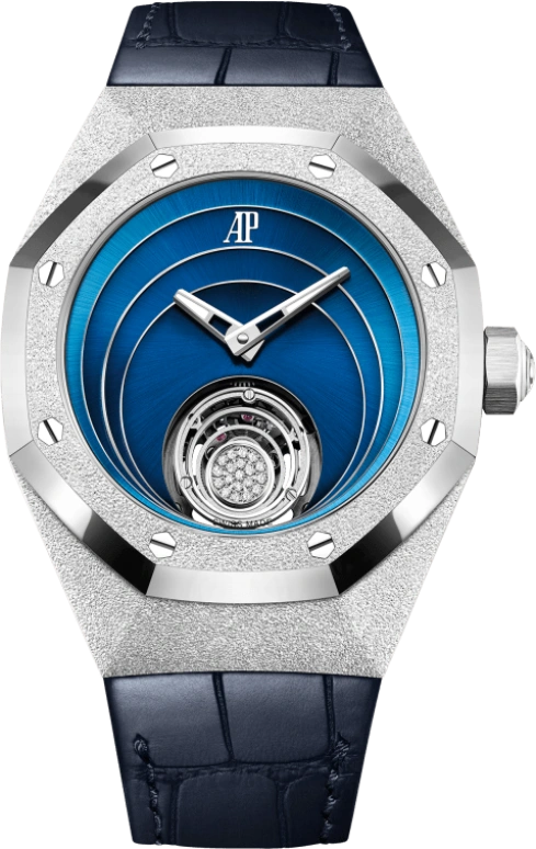 Audemars Piguet,Royal Oak Concept 38.50mm,38.50mm,White Gold,Blue,Handwound,Tourbillon,72hours,26630BC,26630BC.GG.D326CR.01