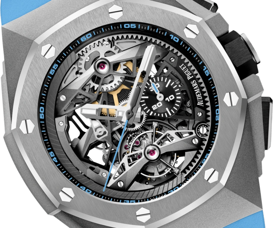 Audemars Piguet,Royal Oak Concept 44mm,44mm,Titanium,Ceramic,Skeleton,Automatic,Chronograph,Tourbillon,26587TI,26587TI.OO.D031CA.01