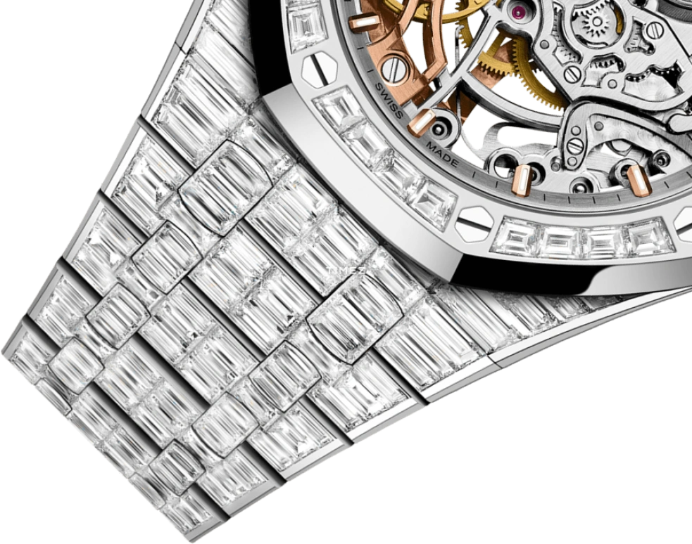 Audemars Piguet,Royal Oak 37mm,37mm,White Gold,Skeleton,Silver,Automatic,45hours,In-house Caliber,15469BC,15469BC.ZZ.1260BC.01-A