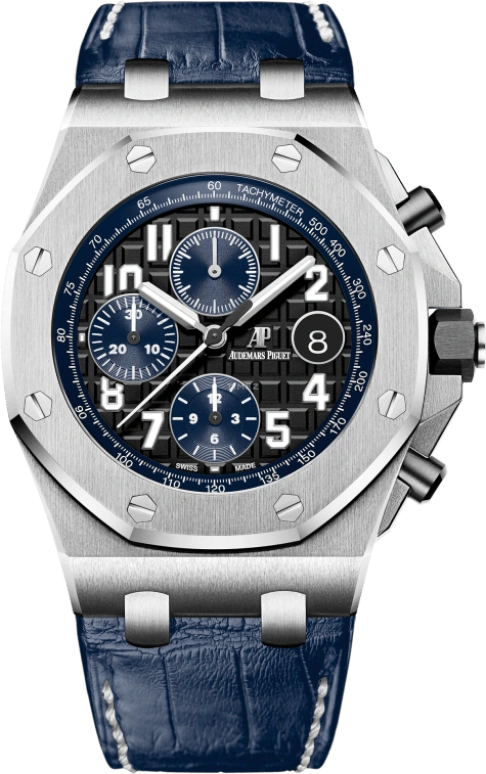 Audemars Piguet,Royal Oak Offshore 42mm,42mm,Ceramic,Stainless Steel,Black,Automatic,Chronograph,Day,26470ST,26470ST.OO.A028CR.01