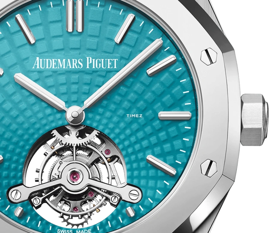 Audemars Piguet,Royal Oak 41mm,41mm,Titanium,Blue,Handwound,Tourbillon,70hours,26522IP,26522IP.OO.1220IP.01
