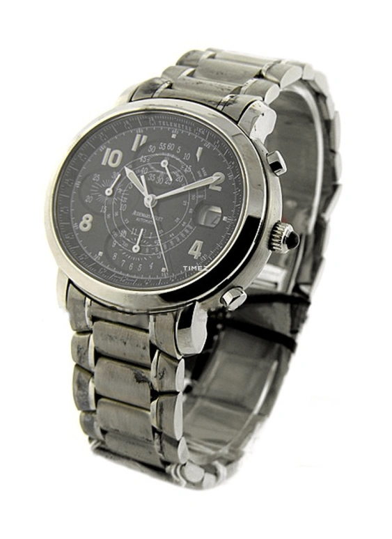 Audemars Piguet,Millenary 40mm,40mm,Stainless Steel,Black,Automatic,Chronograph,Day,25897ST,25897ST.OO.1136ST.02