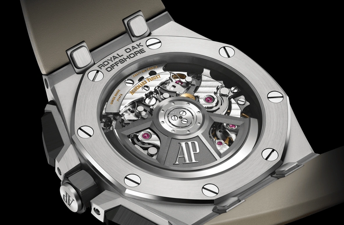 Audemars Piguet,Royal Oak Offshore 43mm,43mm,Ceramic,Stainless Steel,Brown,Automatic,Chronograph,Day,Flyback,26420SO,26420SO.OO.A600CA.01