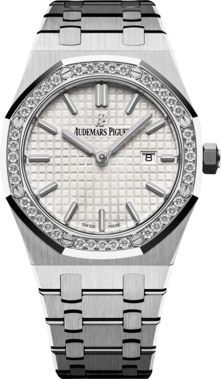 Audemars Piguet,Royal Oak 33mm,33mm,Stainless Steel,Silver,Quartz,Day,In-house Caliber,67651ST,67651ST.ZZ.1261ST.01