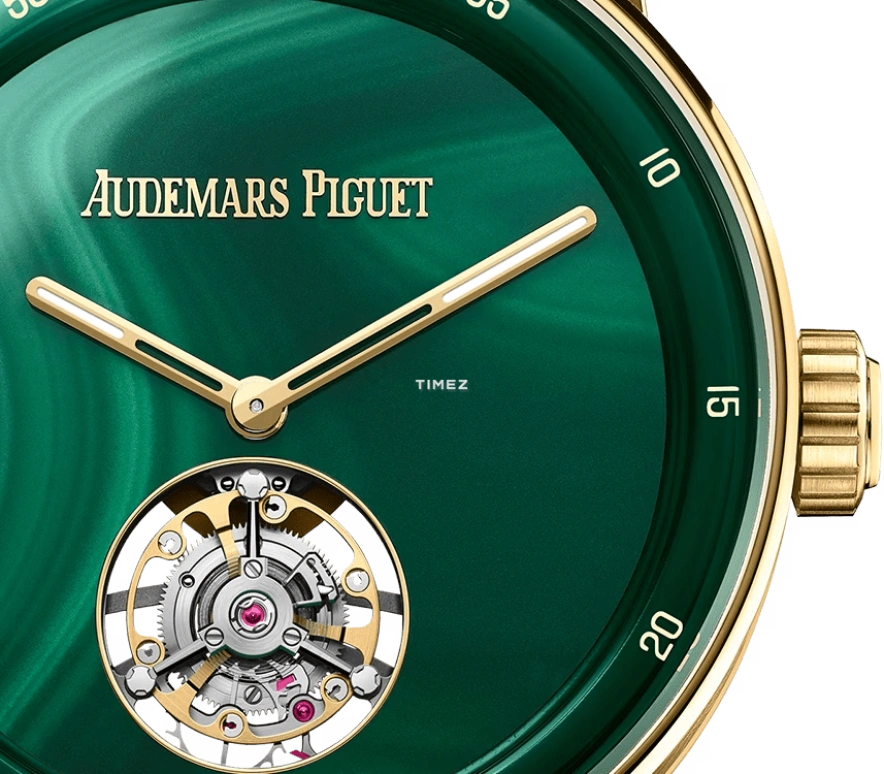 Audemars Piguet,CODE 11.59 38mm,38mm,Yellow Gold,Green,Automatic,Tourbillon,50hours,26665BA,26665BA.OO.D412CR.01