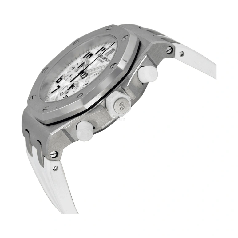 Audemars Piguet,Royal Oak Offshore 37mm,37mm,Stainless Steel,Silver,Silver White,White,Automatic,Chronograph,Day,26283ST,26283ST.DD.D010CA.01