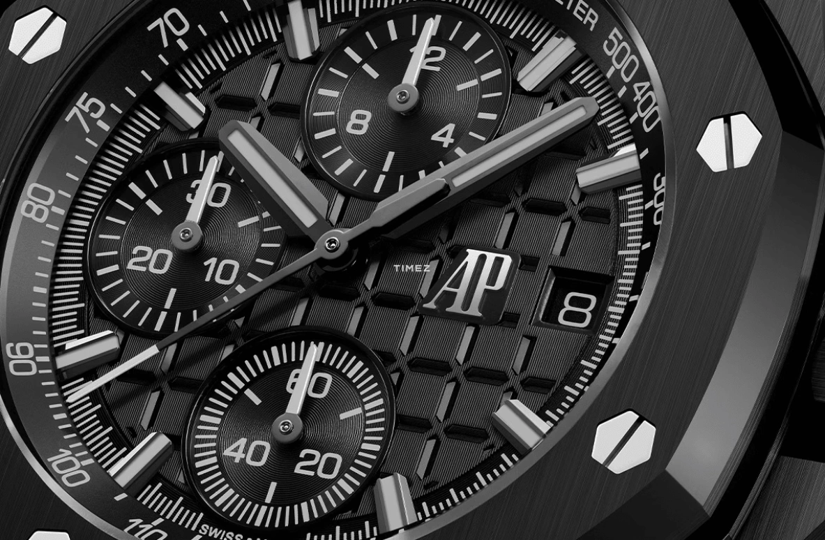 Audemars Piguet,Royal Oak Offshore 42mm,42mm,Ceramic,Black,Automatic,Chronograph,Day,Flyback,26238CE,26238CE.OO.1300CE.02