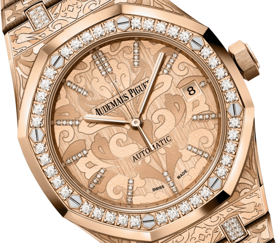 Audemars Piguet,Royal Oak 37mm,37mm,Rose Gold,Rose,Automatic,Day,60hours,15456OR,15456OR.ZG.1251OR.01