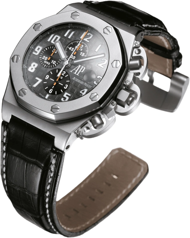 Audemars Piguet,Royal Oak Offshore 48mm,48mm,Titanium,Grey,Automatic,Chronograph,Day,25863TI,25863TI.O.A001CU.01