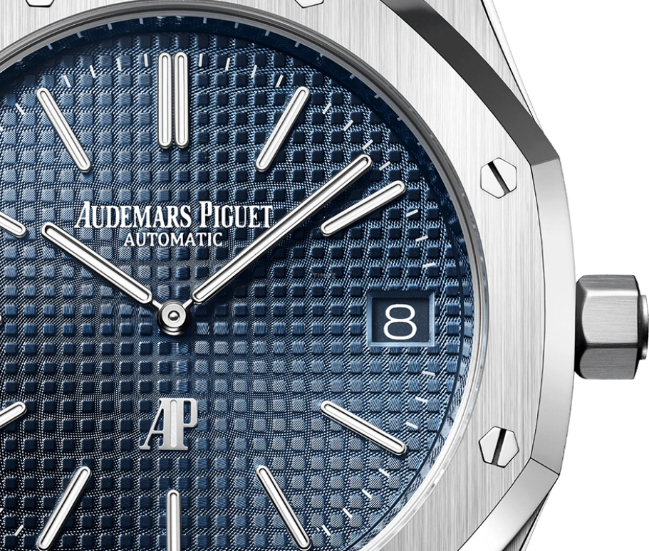 Audemars Piguet,Royal Oak 39mm,39mm,Stainless Steel,Blue,Automatic,Day,40hours,15202ST,15202ST.OO.1240ST.01