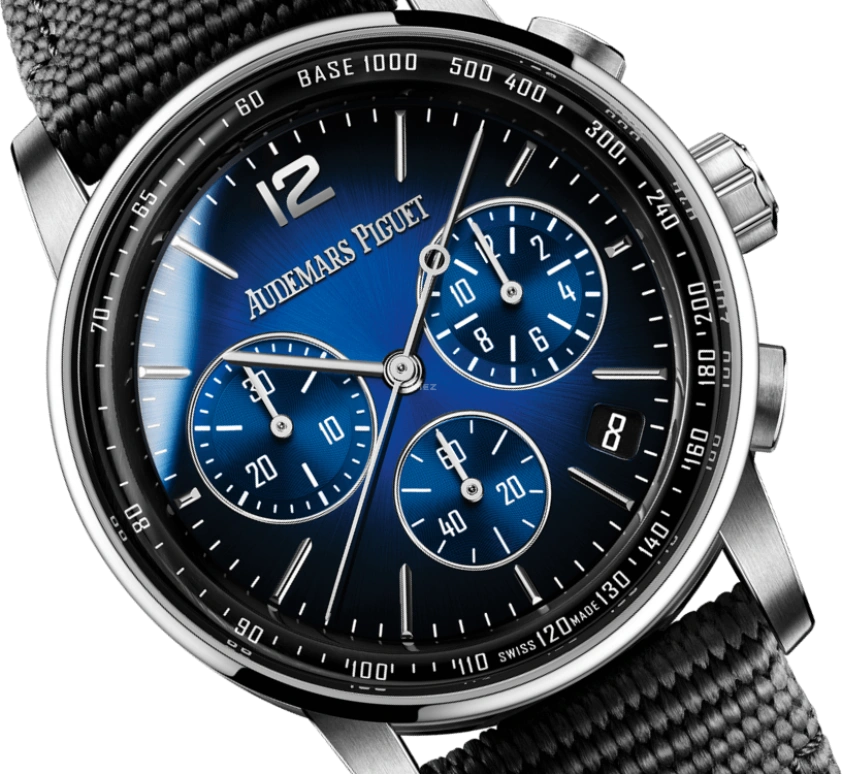 Audemars Piguet,CODE 11.59 41mm,41mm,White Gold,Blue,Automatic,Chronograph,Day,Flyback,26393BC,26393BC.OO.A002KB.01