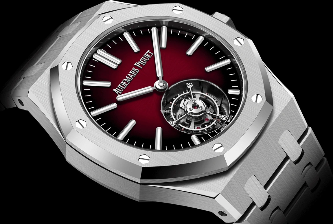Audemars Piguet,Royal Oak 41mm,41mm,Stainless Steel,Red,Black,Automatic,Tourbillon,65hours,Zlatan Ibrahimović,Virgil van Dijk,VVD,26730ST,26730ST.OO.1320ST.05