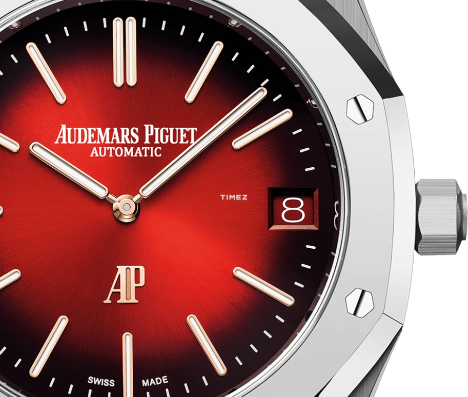 Audemars Piguet,Royal Oak 39mm,39mm,Titanium,Wine Red,Gradient,Automatic,Day,55hours,Chocolate Droppa,Kevin Hart,Lil Kev,16202XT,16202XT.OO.1240XT.01