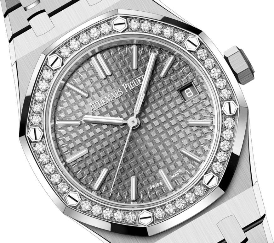 Audemars Piguet,Royal Oak 37mm,37mm,Stainless Steel,Grey,Automatic,Day,60hours,15551ST,15551ST.ZZ.1356ST.03 50th