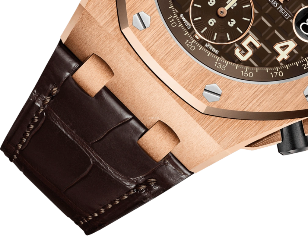 Audemars Piguet,Royal Oak Offshore 42mm,42mm,Pink Gold,Ceramic,Brown,Automatic,Chronograph,Day,26470OR,26470OR.OO.A099CR.01