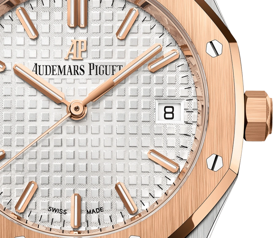 Audemars Piguet,Royal Oak 34mm,34mm,Stainless Steel,Silver,Automatic,Day,50hours,77350SR,77350SR.OO.1261SR.01
