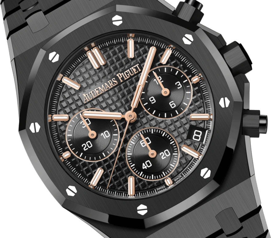 Audemars Piguet,Royal Oak 41mm,41mm,Ceramic,Black,Automatic,Chronograph,Day,stevenzhang91,Steven Zhang,26240CE,26240CE.OO.1225CE.01 50th