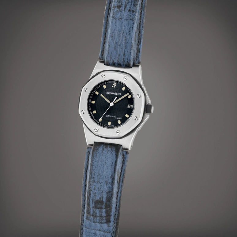 Audemars Piguet,Royal Oak Offshore 30mm,30mm,Stainless Steel,Blue,Automatic,Day,40hours,77151ST,77151ST.O.0009.01