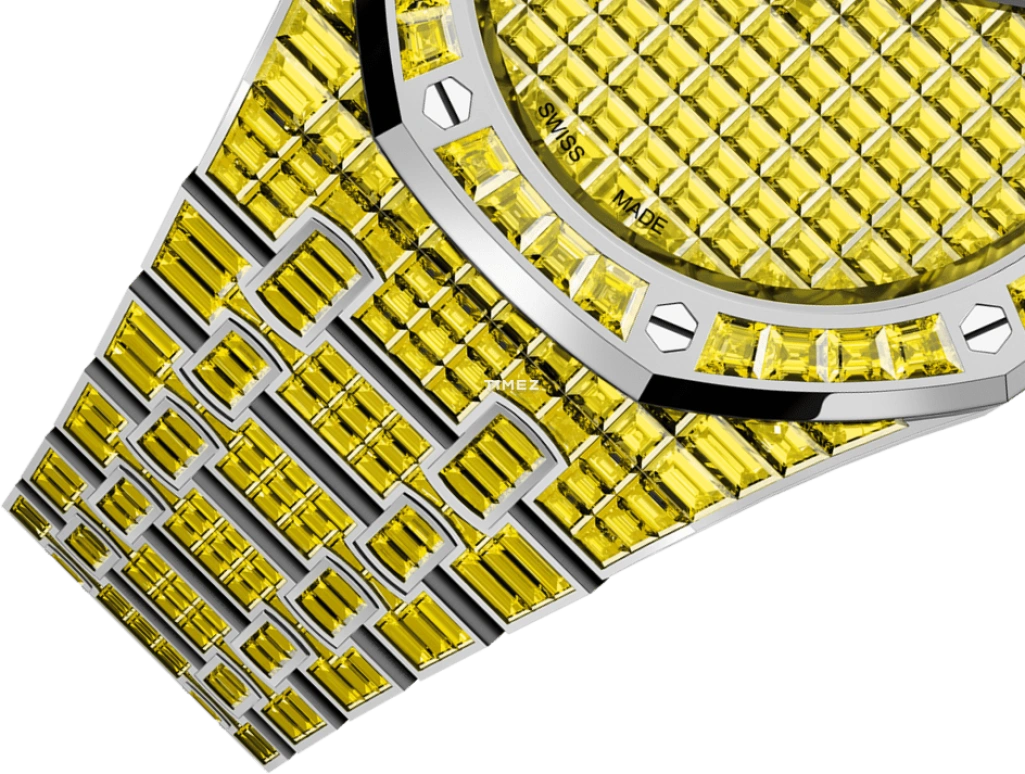 Audemars Piguet,Royal Oak 37mm,37mm,White Gold,Yellow,Automatic,60hours,In-house Caliber,15554BC,15554BC.RY.1274BC.01