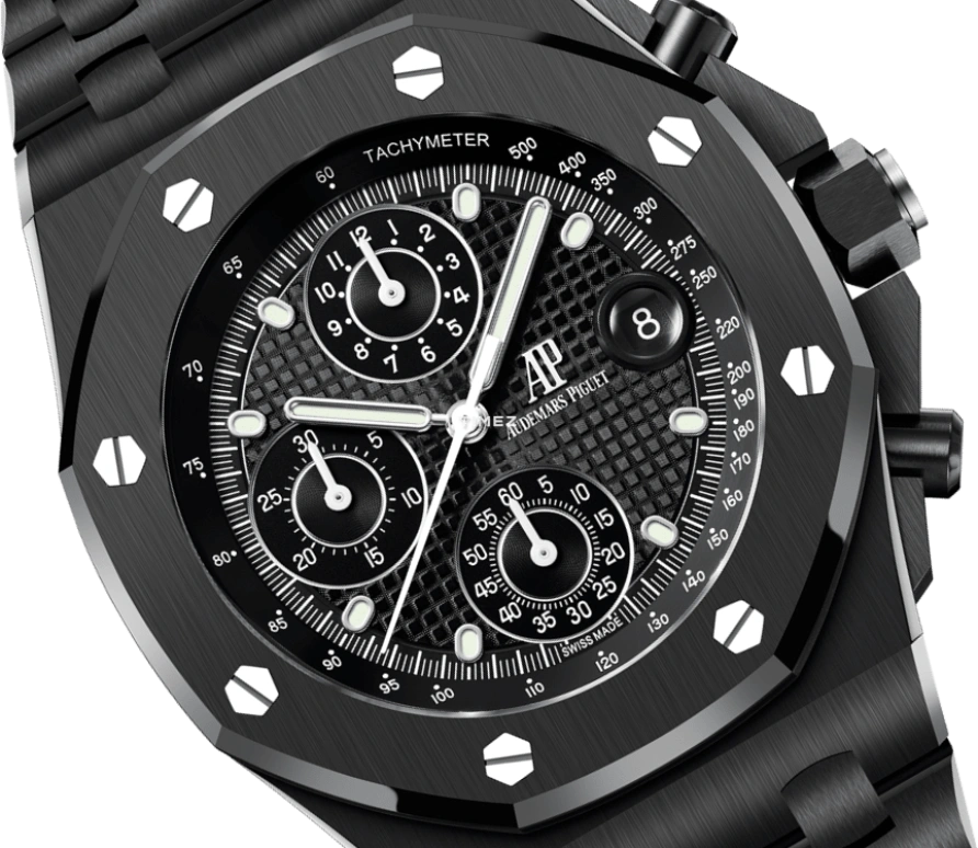 Audemars Piguet,Royal Oak Offshore 42mm,42mm,Ceramic,Black,Automatic,Chronograph,Day,Flyback,26238CE,26238CE.OO.1300CE.01