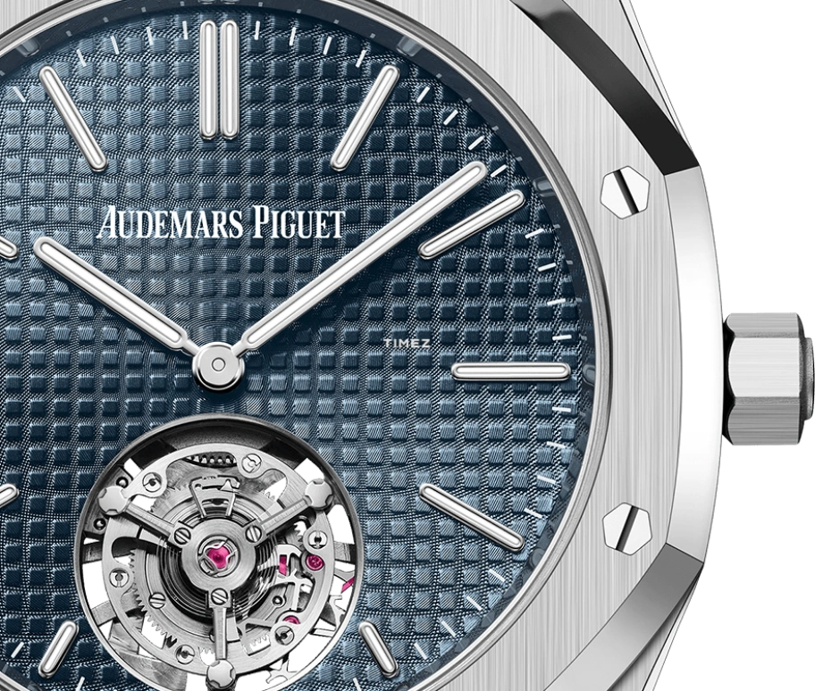 Audemars Piguet,Royal Oak 39mm,39mm,Stainless Steel,Blue,Automatic,Tourbillon,65hours,26670ST,26670ST.OO.1240ST.02