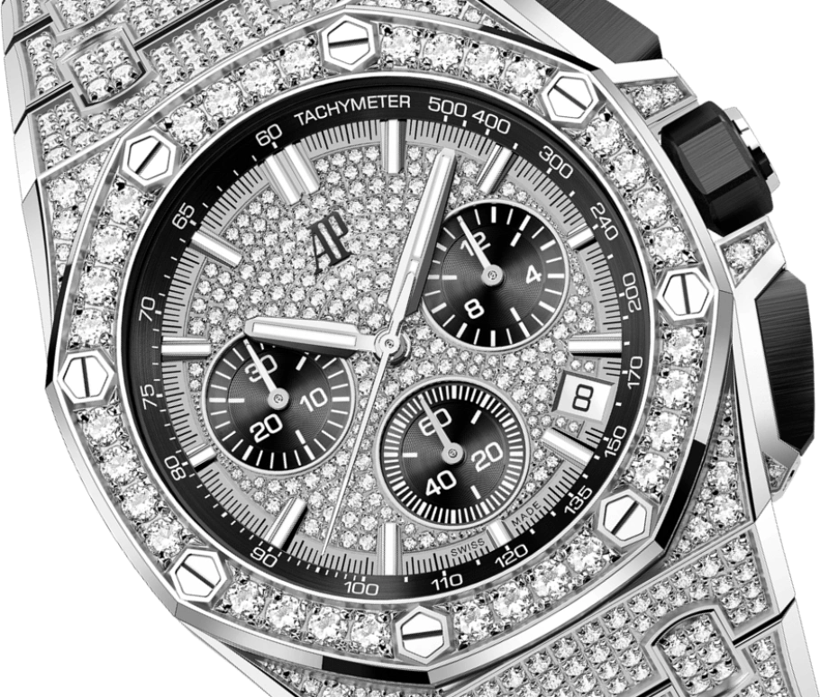 Audemars Piguet,Royal Oak Offshore 43mm,43mm,Ceramic,White Gold,Black,Automatic,Chronograph,Day,Anant Ambani,26423BC,26423BC.ZZ.2100BC.01