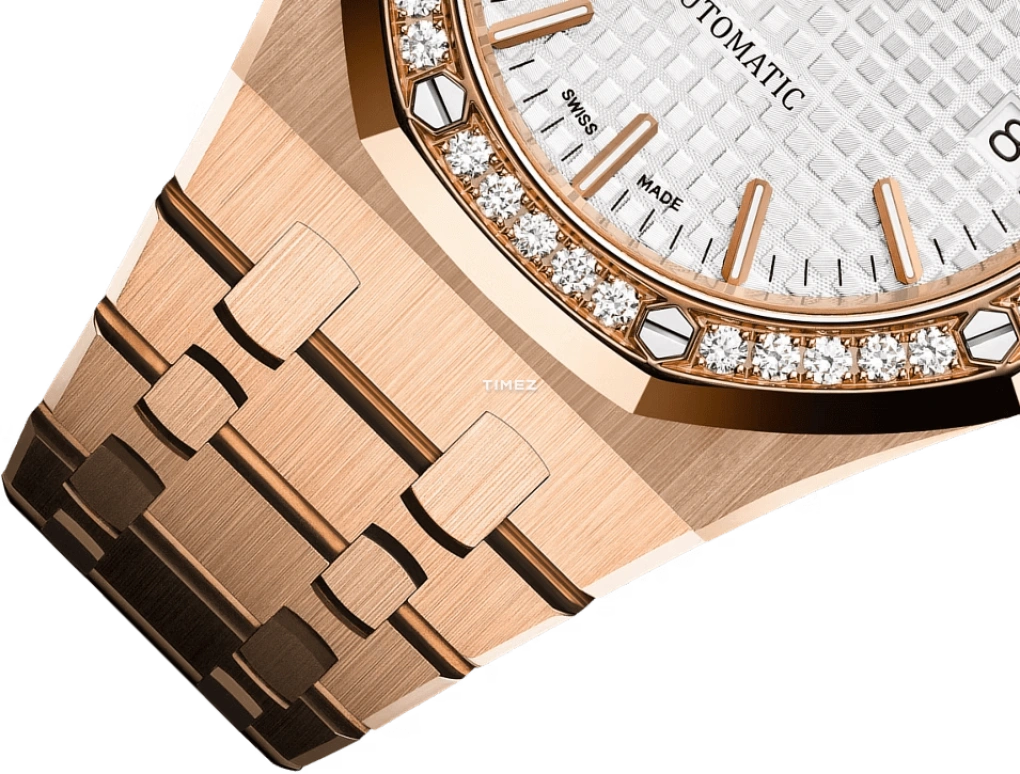 Audemars Piguet,Royal Oak 37mm,37mm,Rose Gold,Silver White,Automatic,Day,60hours,15451OR,15451OR.ZZ.1256OR.01.A